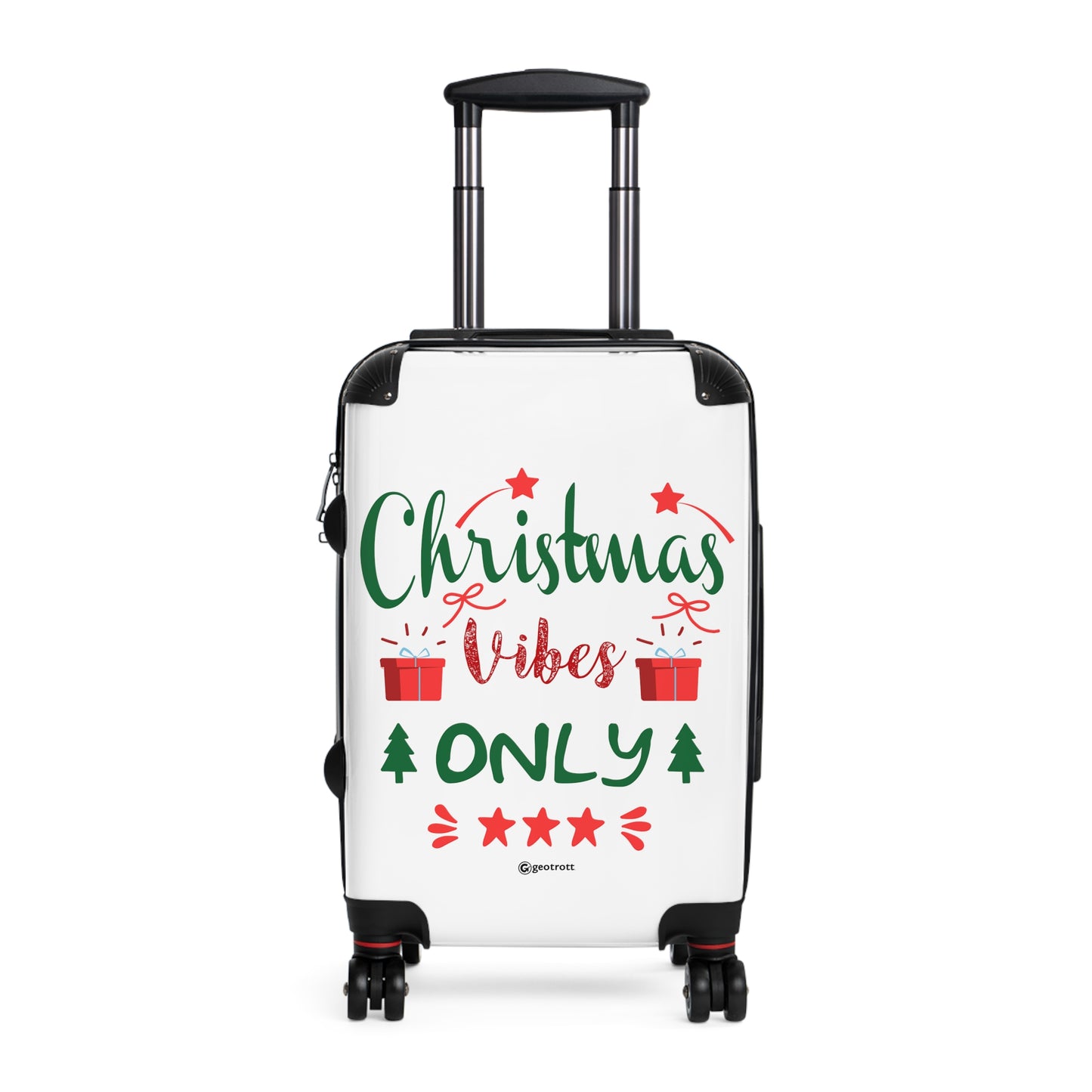 Christmas Season Christmas Vibes Only Luggage Bag Rolling Suitcase Spinner