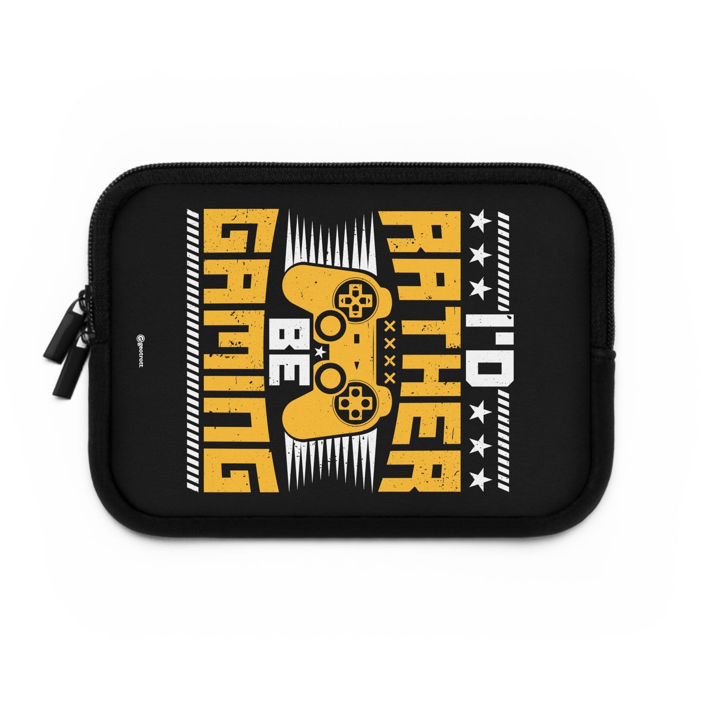 I'D Rather Be Gaming 2 Gamer Gaming Lightweight Smooth Neoprene Laptop Sleeve