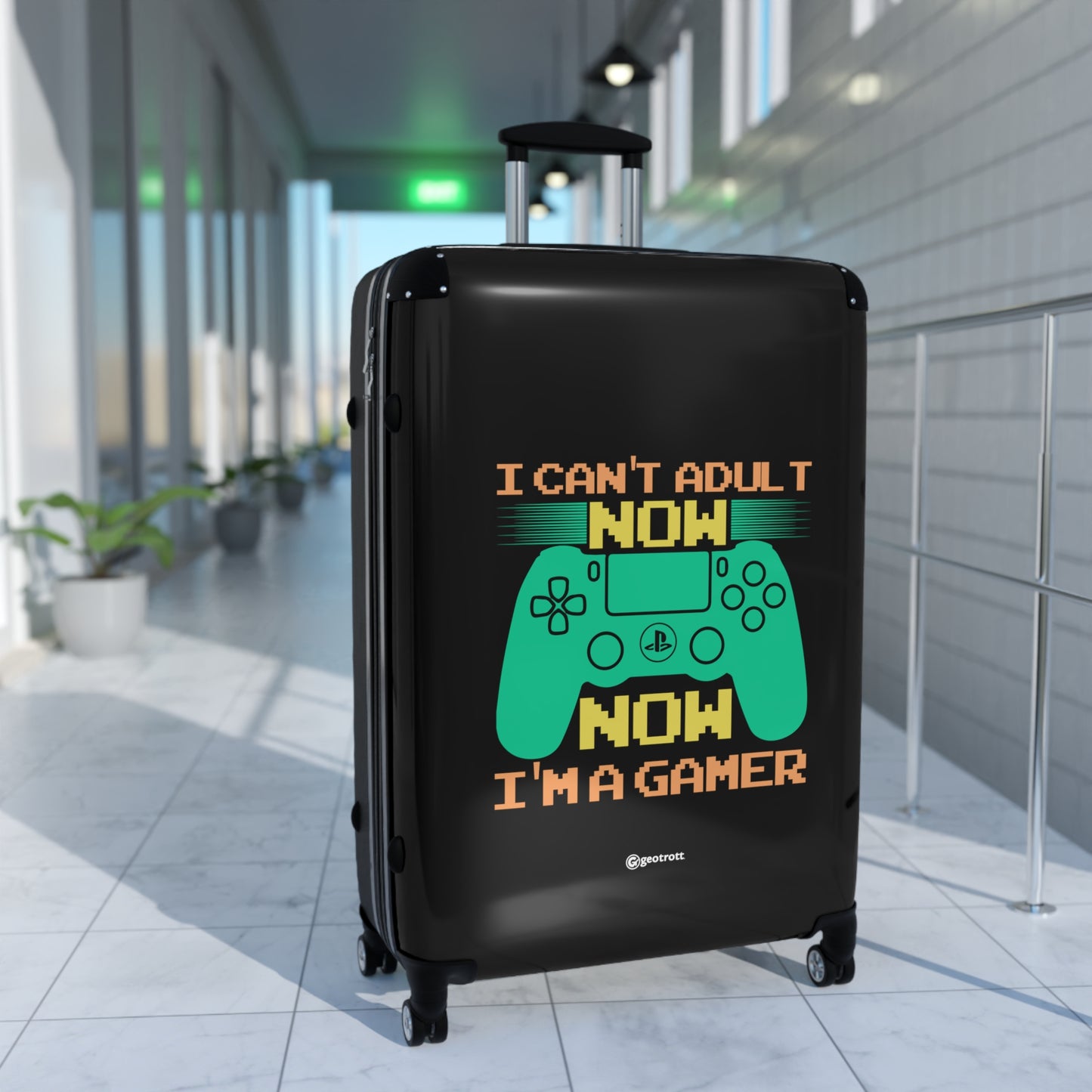 I Can'T Adult Now Now I'M A Gamer Gamer Gaming Suitcase