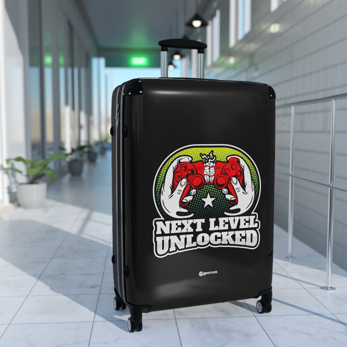 Next Level Unlocked 2 Gamer Gaming Suitcase-Bags-Geotrott