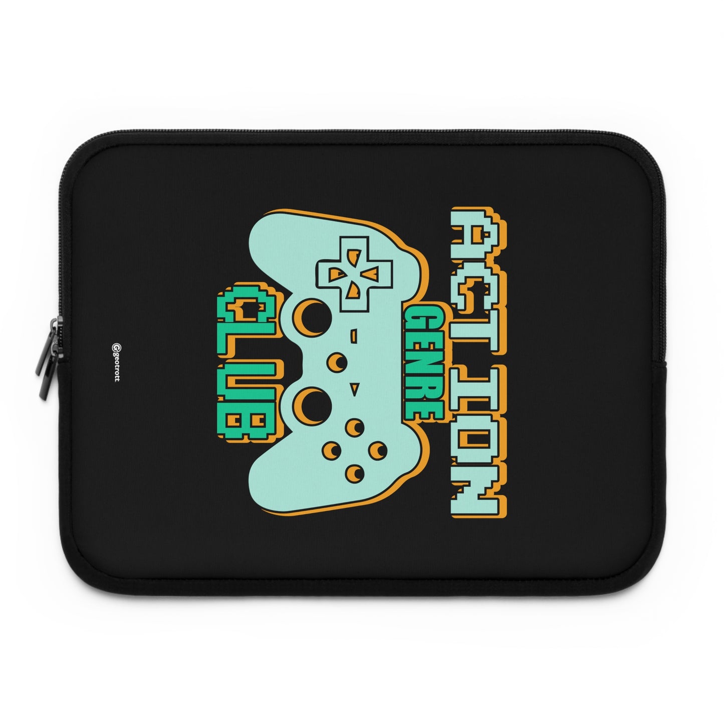 Action Genre Club 2 Gamer Gaming Lightweight Smooth Neoprene Laptop Sleeve
