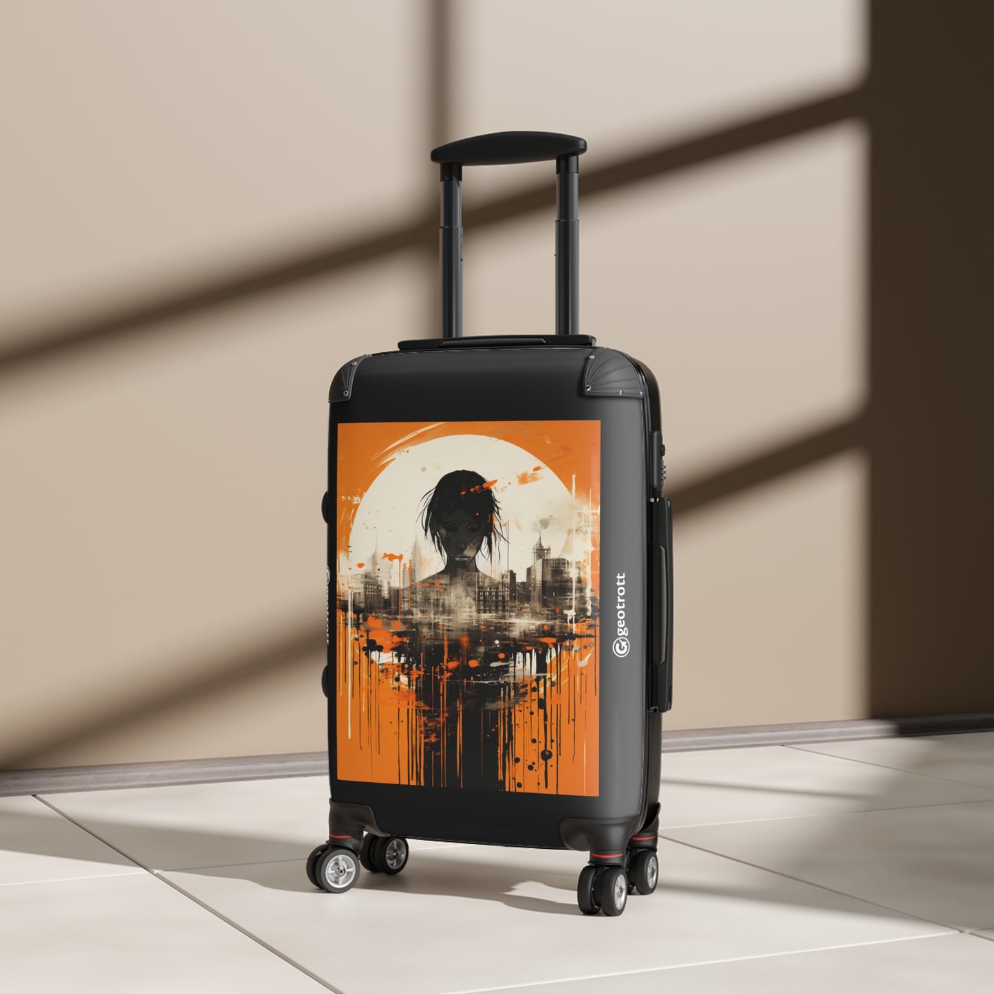 THE a retro splatter portrait with an image of a city i 308b6dab 536b 4137 9236 8b939f0cf400 2