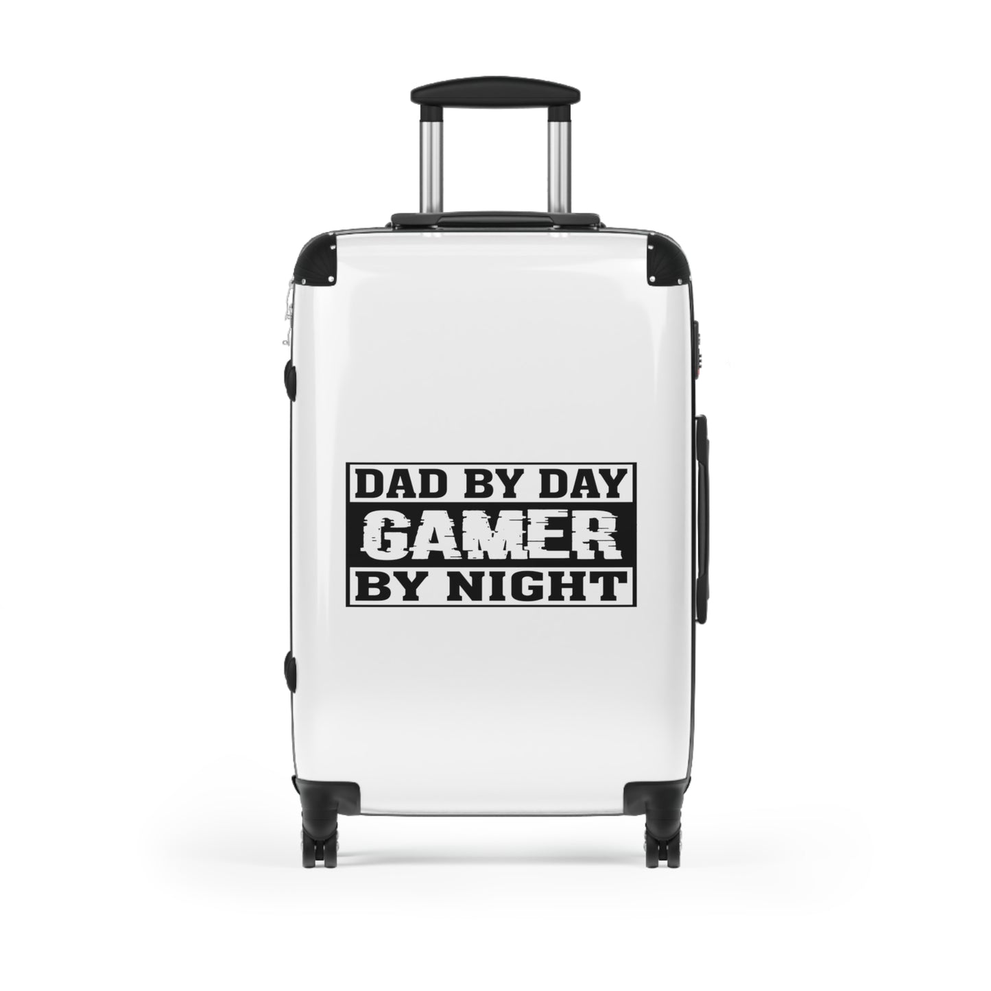 Dad by Day Gamer by Night Gamer Gaming Suitcase-Bags-Geotrott