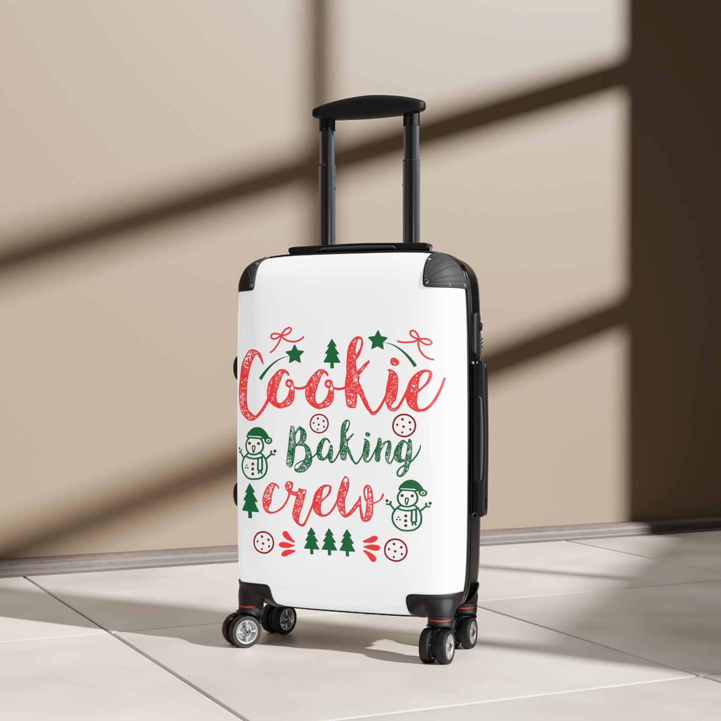 Cookie Baking Crew Emotive Inspirational Luggage Bag Rolling Suitcase Spinner