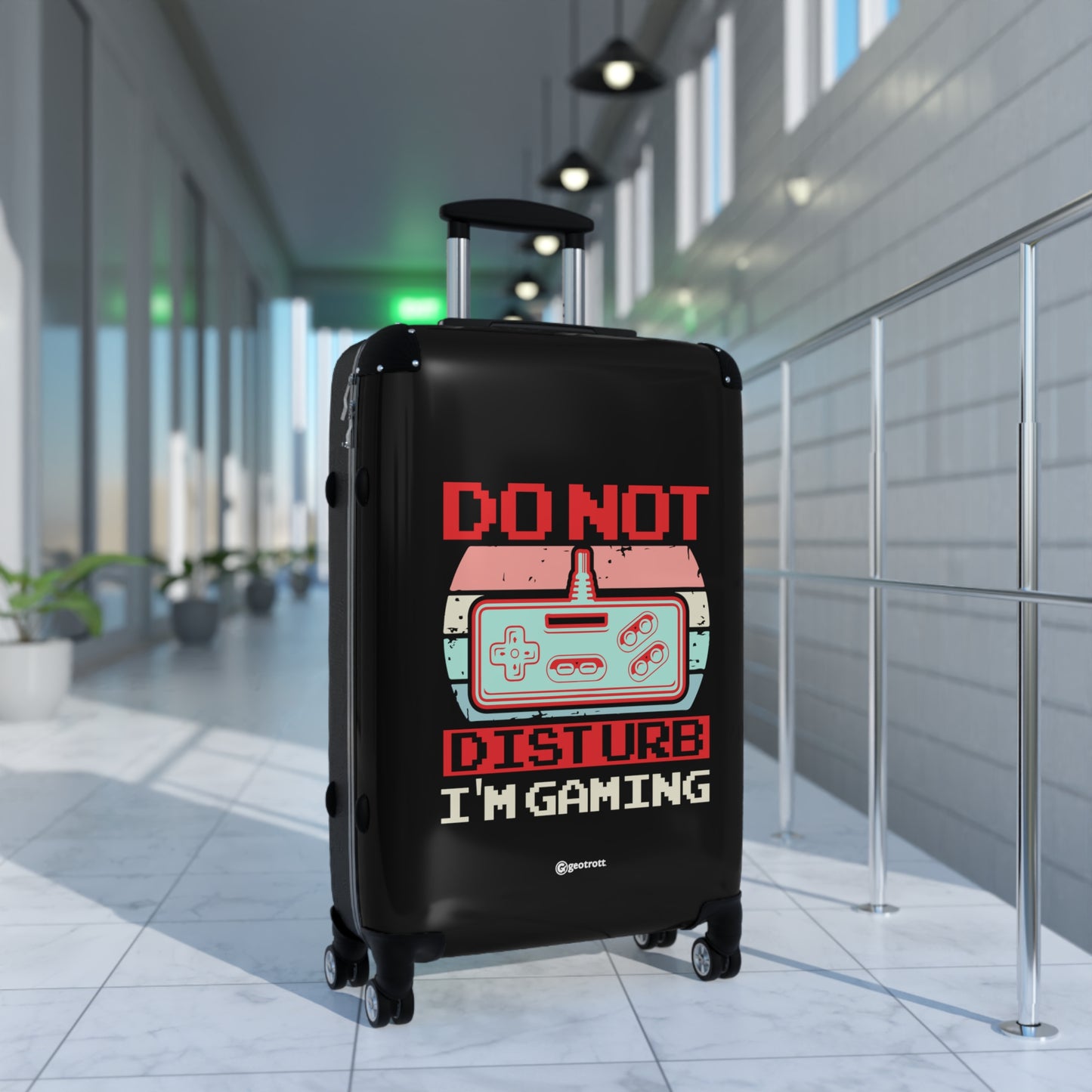 Do not Disturb I'm Gaming Gamer Gaming Suitcase-Bags-Geotrott