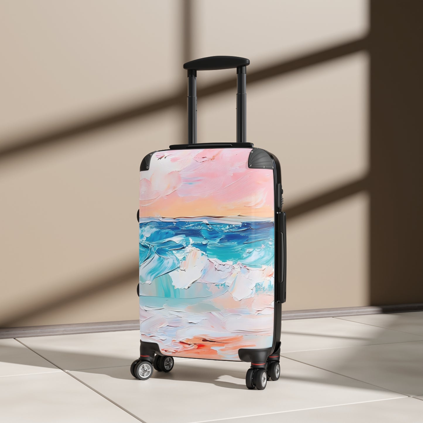 Beach Oil Painting Pattern Suitcase