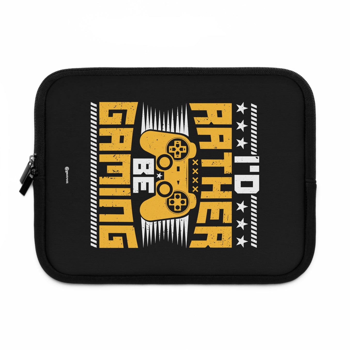 I'D Rather Be Gaming 2 Gamer Gaming Lightweight Smooth Neoprene Laptop Sleeve