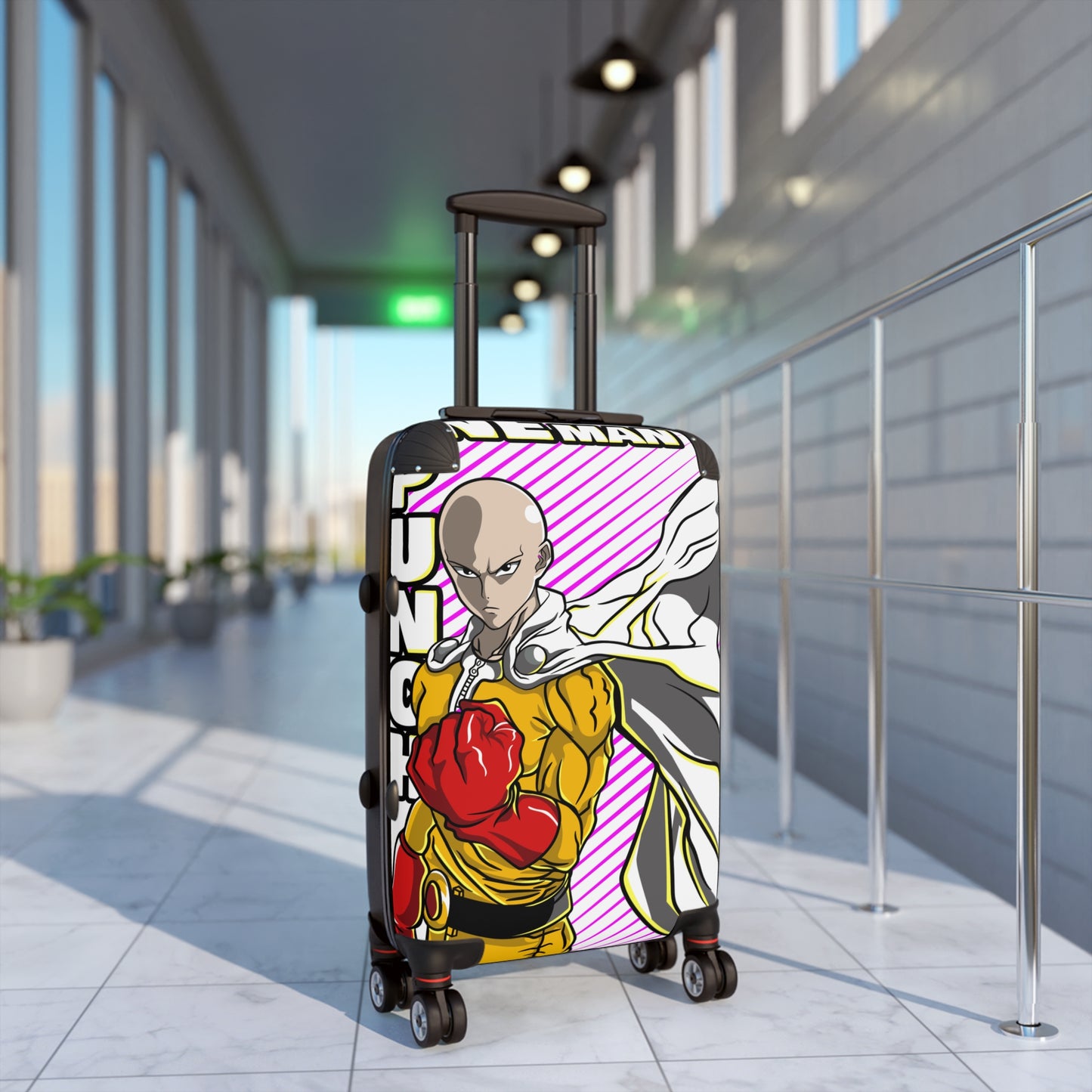 One Punch Man: Anime Superhero Illustration, Vibrant Manga Character Artwork