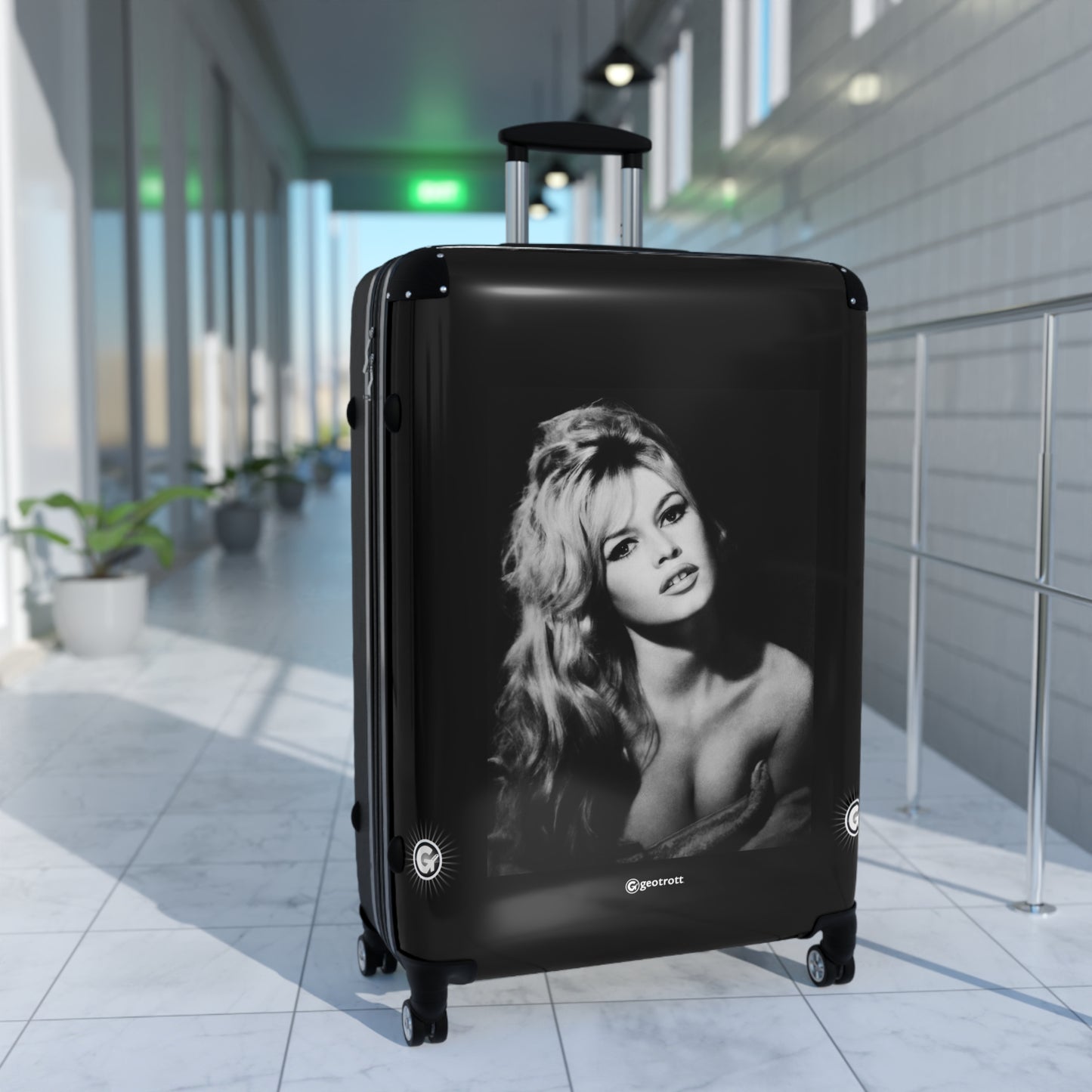 Brigitte Anne-Marie Bardot French Former Actress Singer Model Sexual Revolution 20Th Century Photos Luggage Bag Rolling Suitcase Spinner