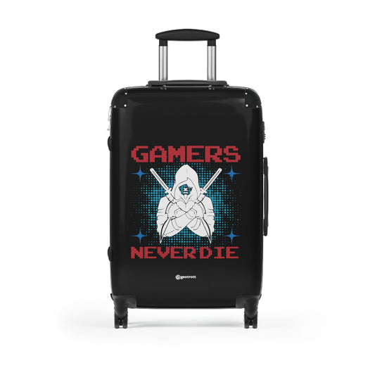 Gamers Never Die 3 Gamer Gaming Suitcase