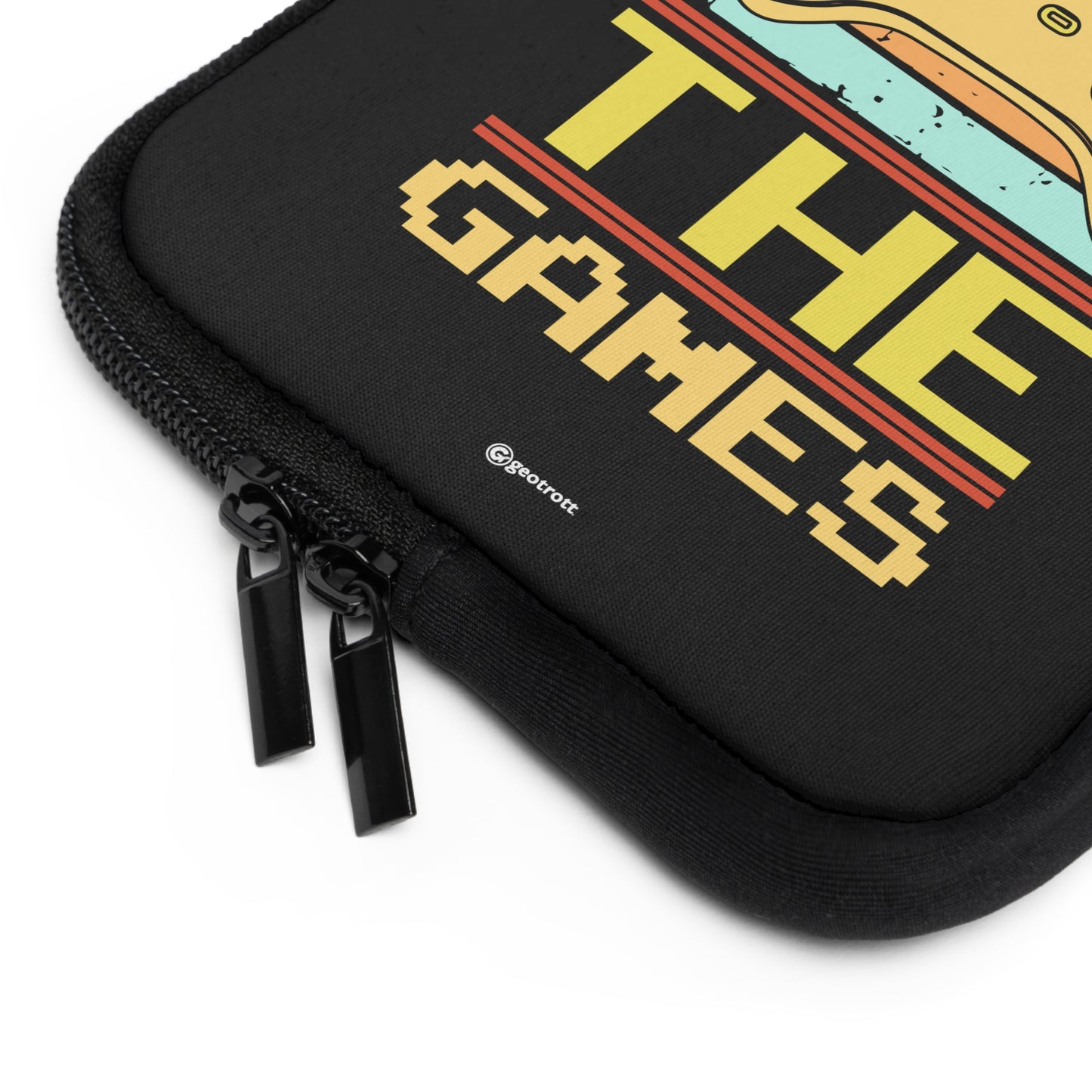 Keep Calm and play the Games Gamer Gaming Lightweight Smooth Neoprene Laptop Sleeve
