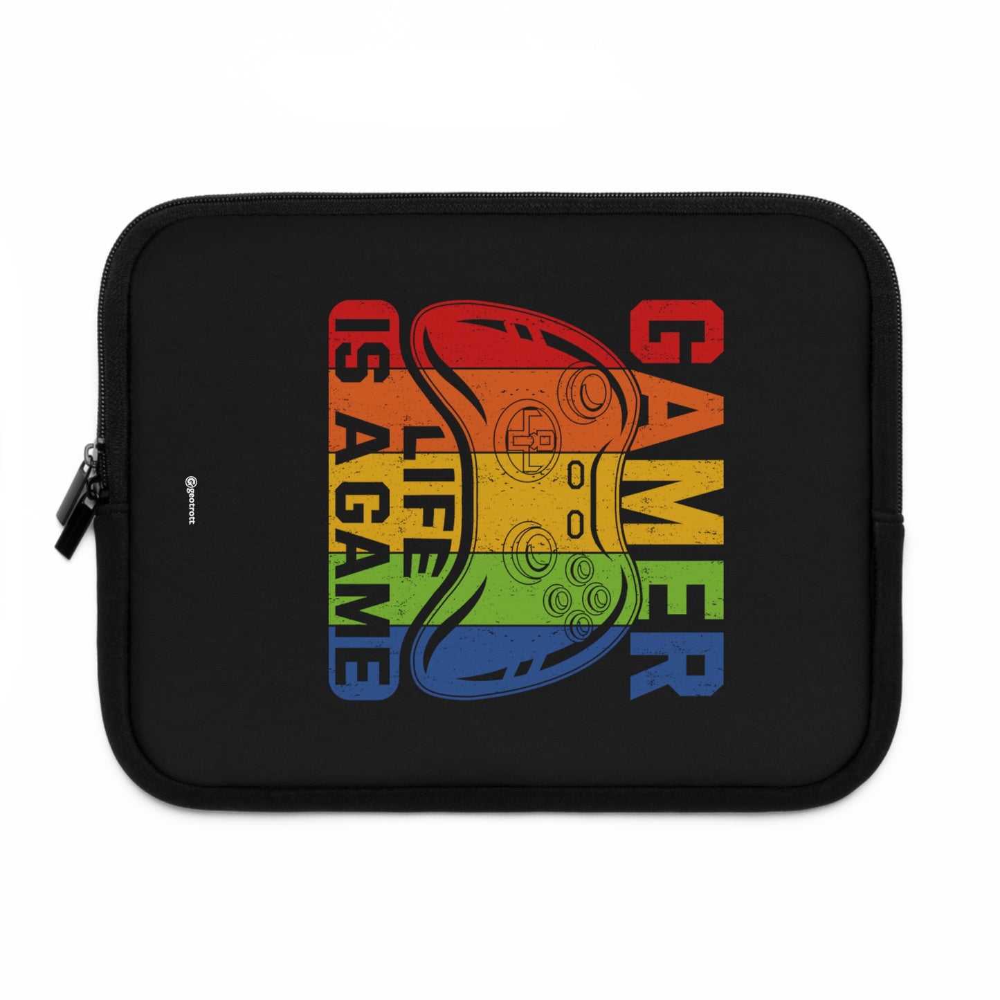 Gamer life is a Game Gamer Gaming Lightweight Smooth Neoprene Laptop Sleeve