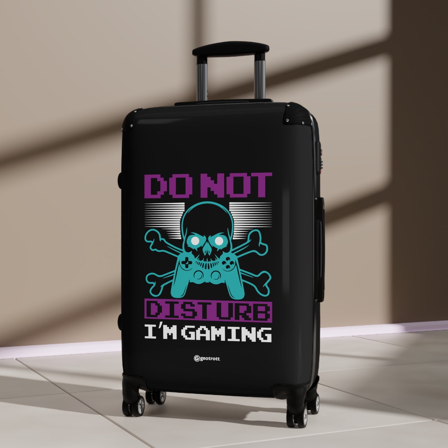 Do Not Disturb I'M Gaming 3 Gamer Gaming Suitcase