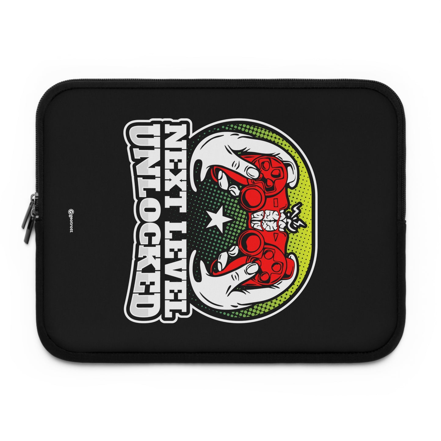 Next Level Unlocked Gamer Gaming Lightweight Smooth Neoprene Laptop Sleeve