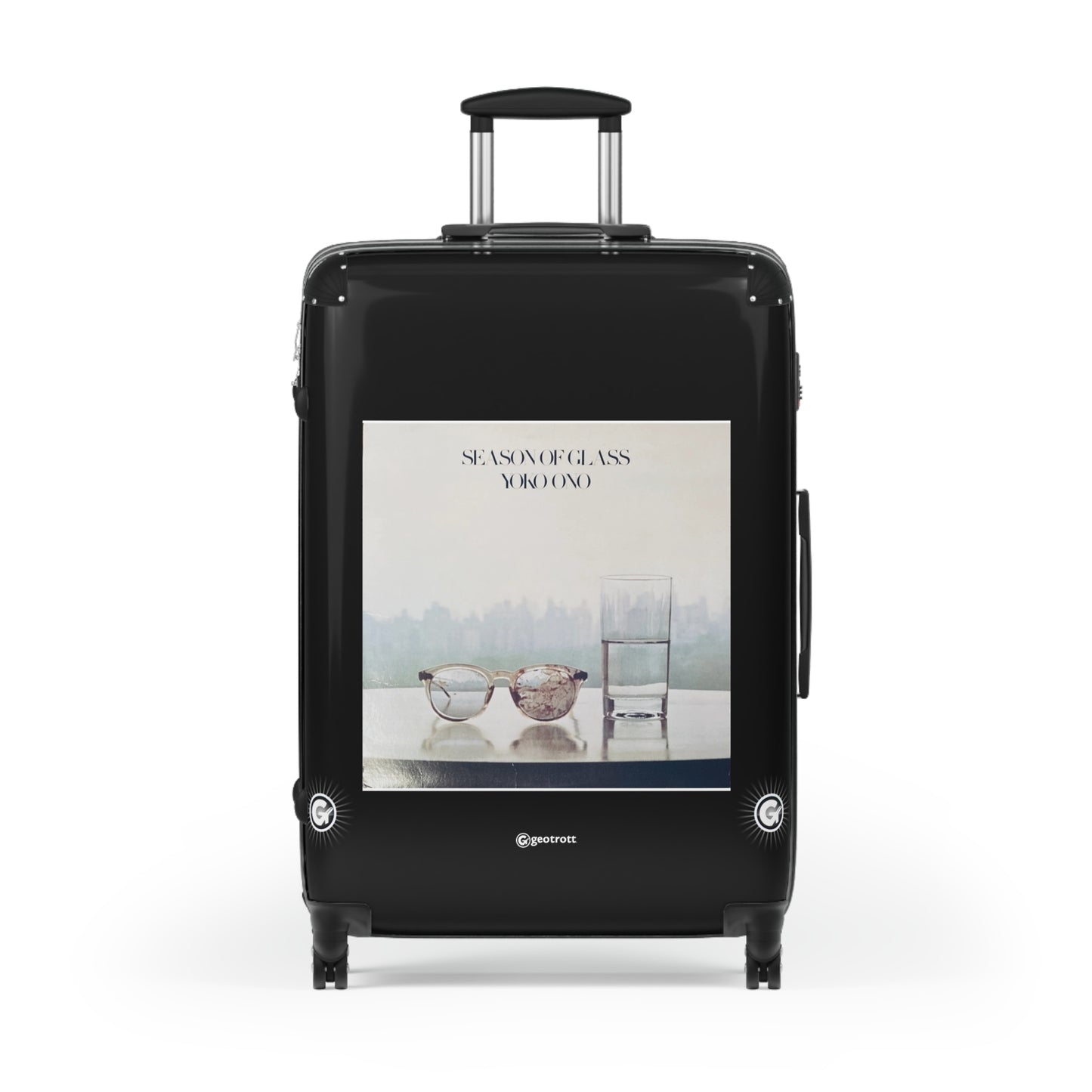 Yoko Ono Season Of Glass 1981 Luggage Bag Rolling Suitcase Spinner
