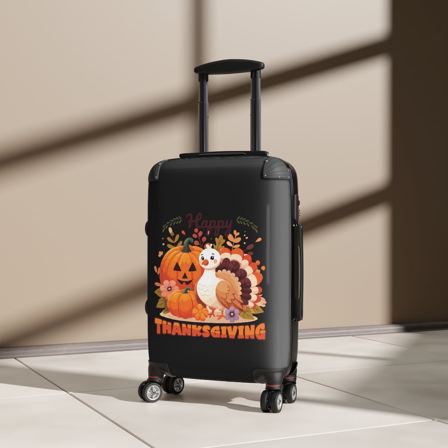 Turkey Thanksgiving Season Luggage Bag Rolling Suitcase Spinner