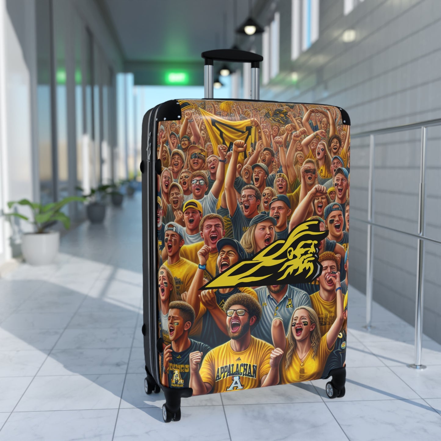 Appalachian State Mountaineers College Football COLLEGE Team Luggage Bag Rolling Suitcase Spinner