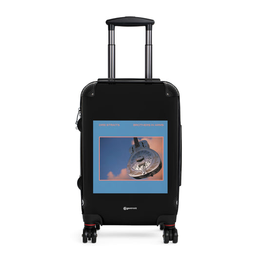Dire Straits Brothers In Arms Eighties Music Album Luggage Bag Rolling Suitcase Spinner