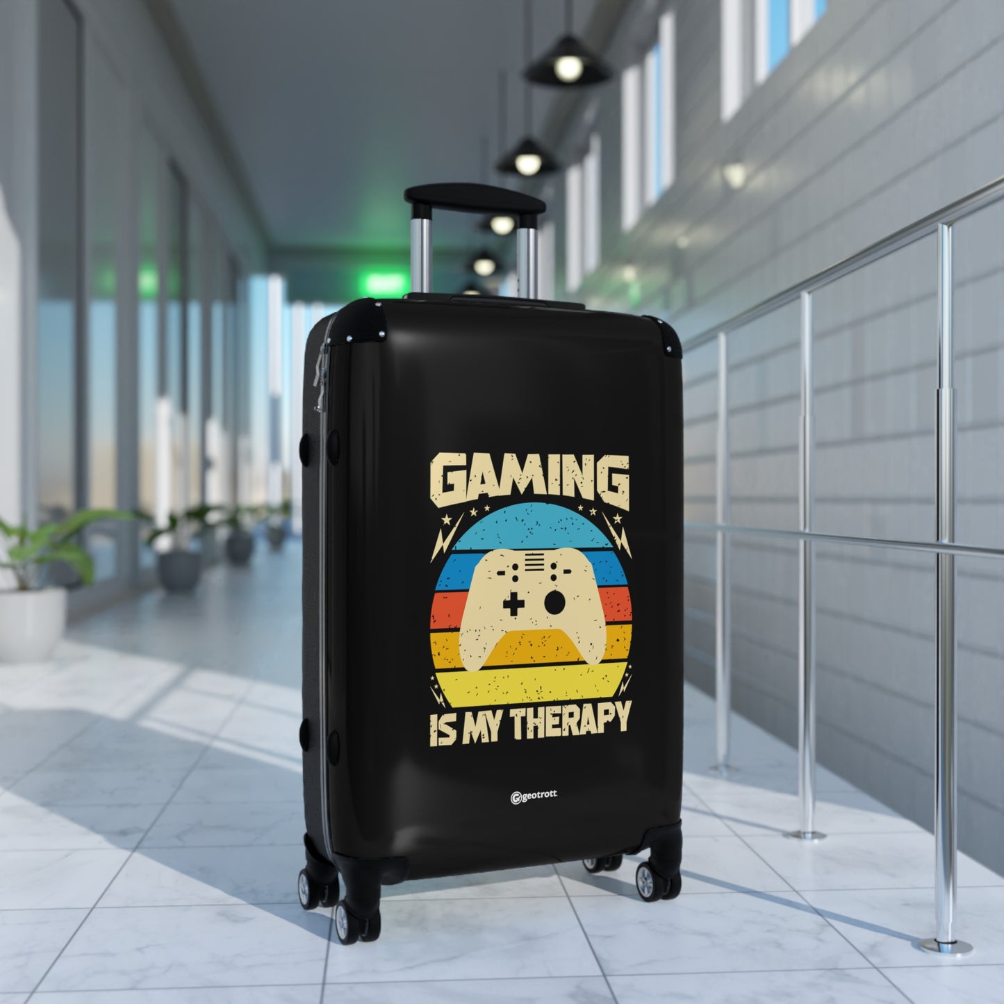 Gaming is my Therapy Gamer Gaming Suitcase