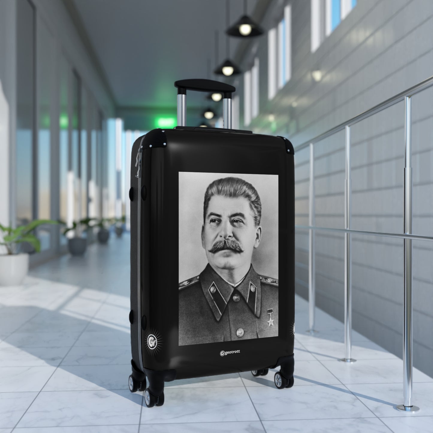 Joseph Vissarionovich Stalin Dictator 20Th Century Photos Luggage Bag Rolling Suitcase Spinner