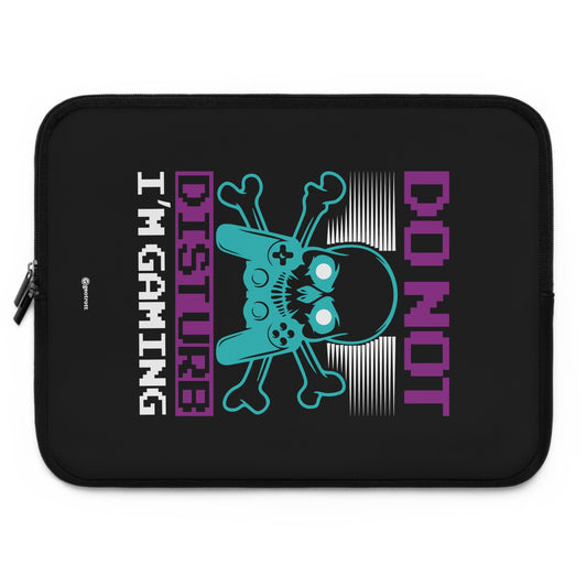 Don'T Disturb I'M Gaming Gamer Gaming Lightweight Smooth Neoprene Laptop Sleeve