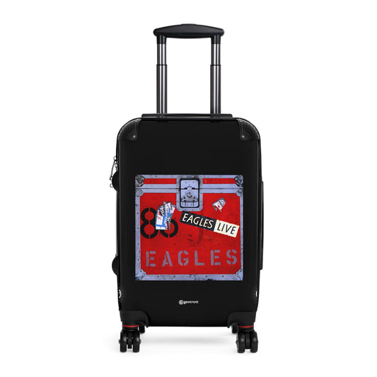 Eagles Live Eighties Music Album Luggage Bag Rolling Suitcase Spinner