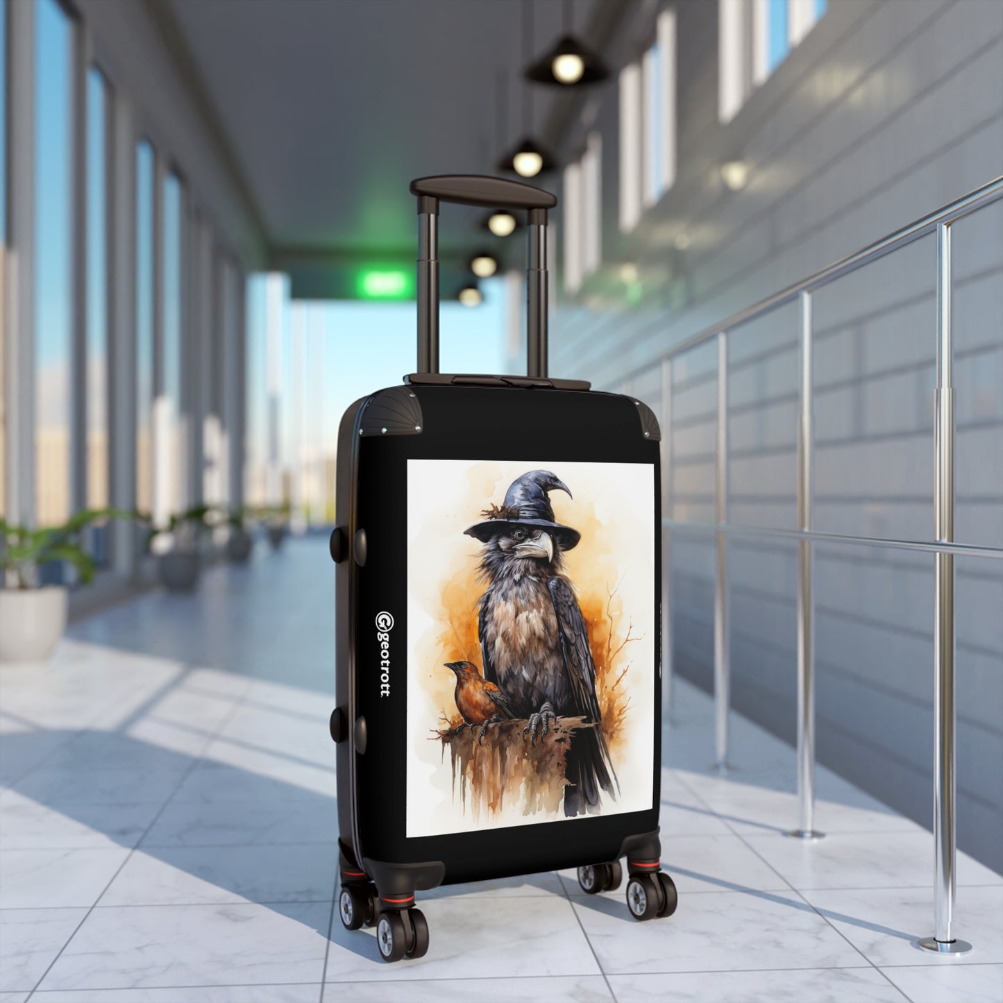 THE Watercolor illustration of a wise raven perched on 227586e4 389c 46c0 8408 098730889cb7 0