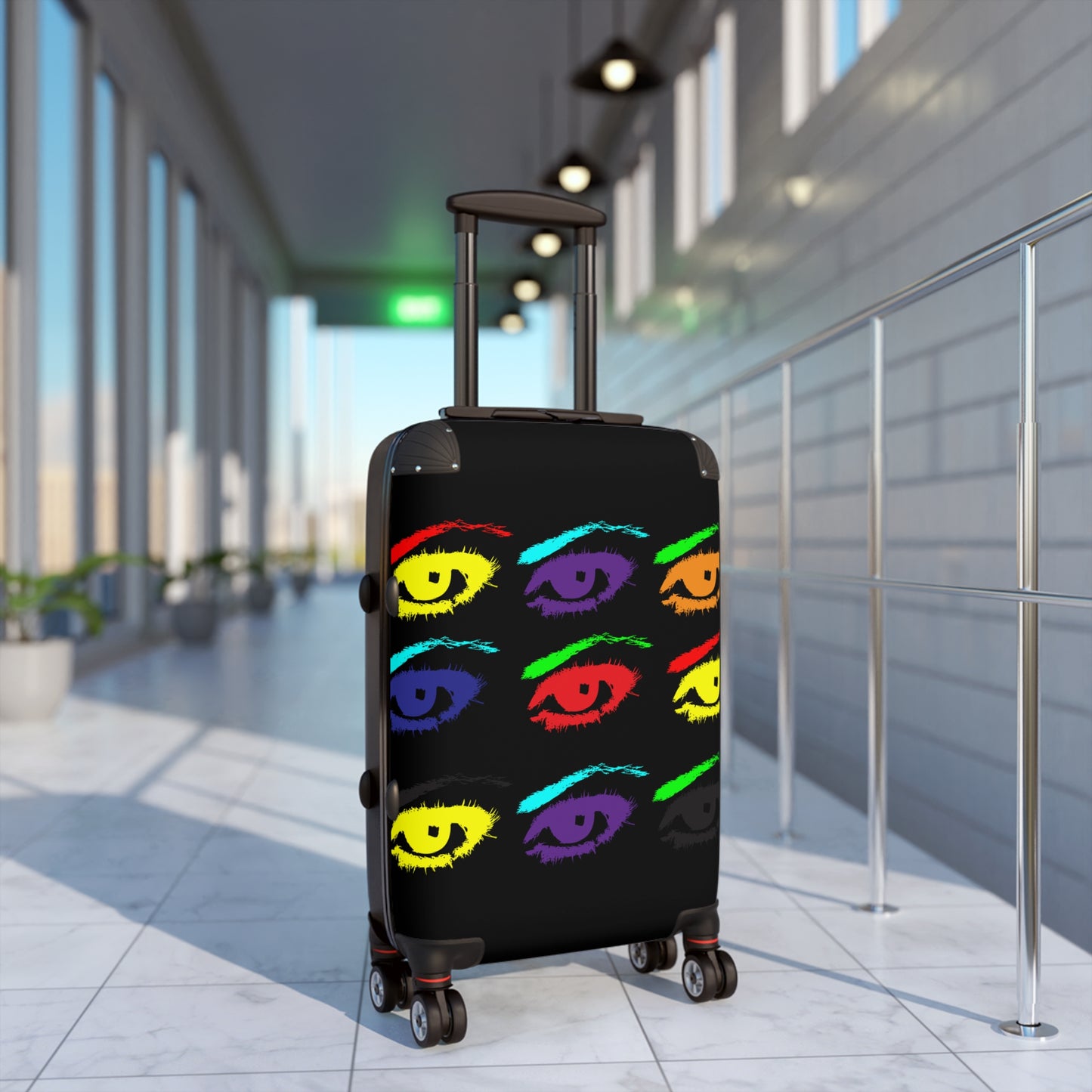 Warhol Eyes Juan Benson Art Cabin Suitcase