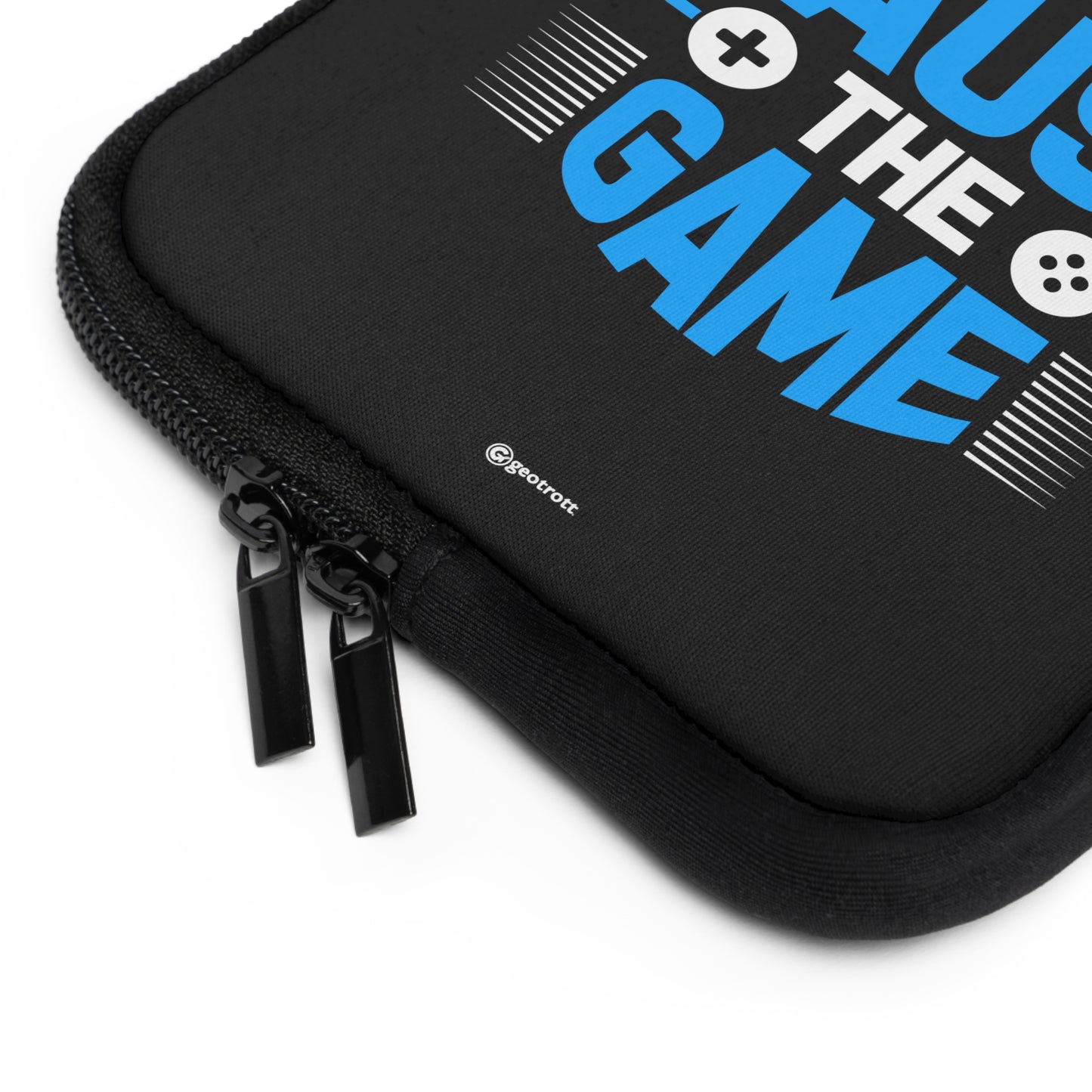 Can'T Pause The Game Gamer Gaming Lightweight Smooth Neoprene Laptop Sleeve