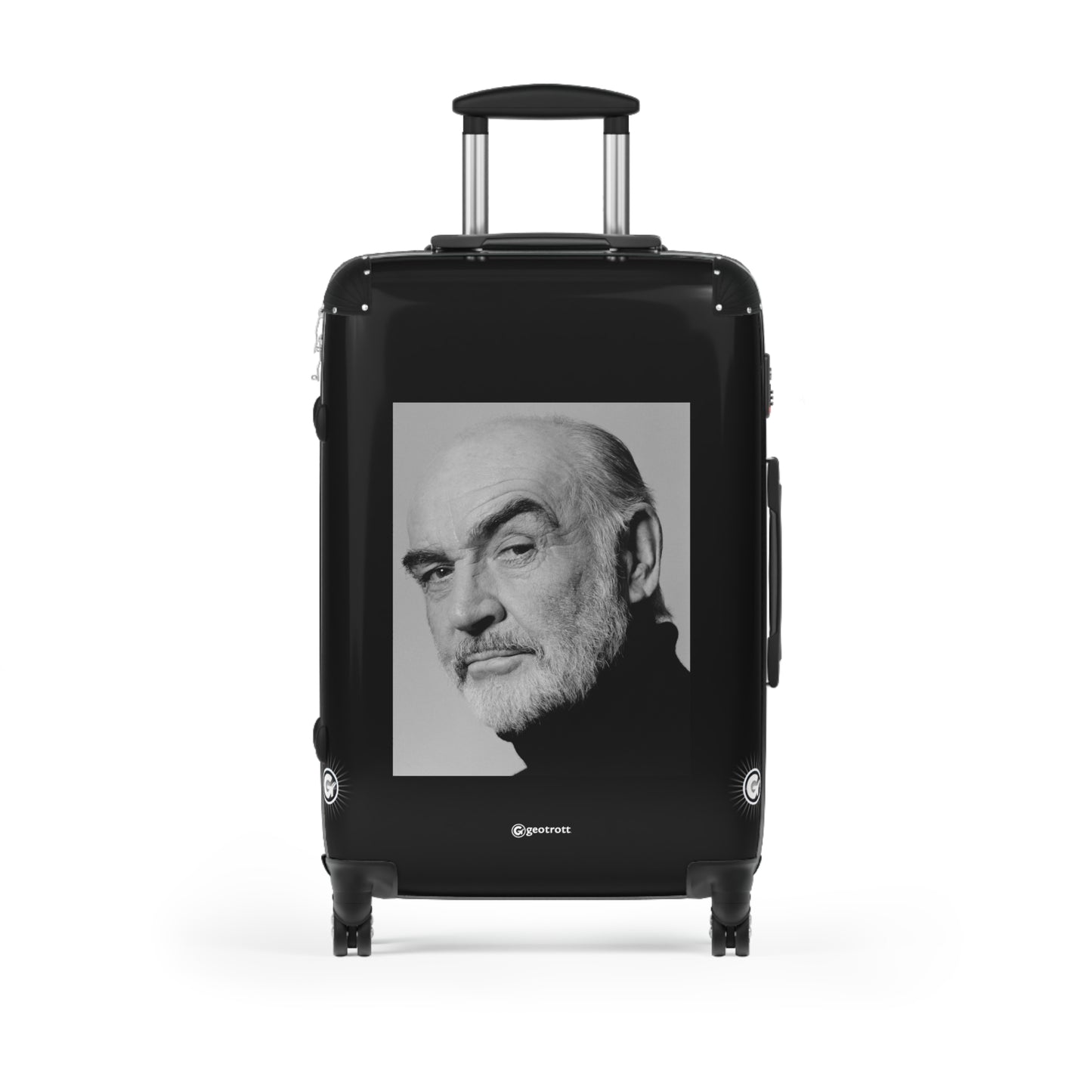 Sir Thomas Sean Connery Scottish Actor James Bond 20Th Century Photos Luggage Bag Rolling Suitcase Spinner