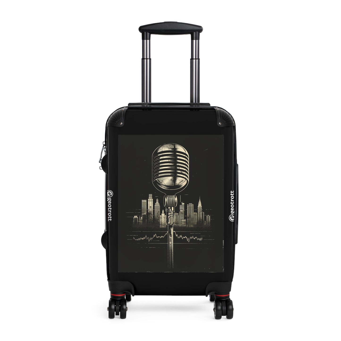 THE A classic microphone with sound waves forming a cit 0c0c3392 29a9 4ebc b33e 11acef531cb0 3
