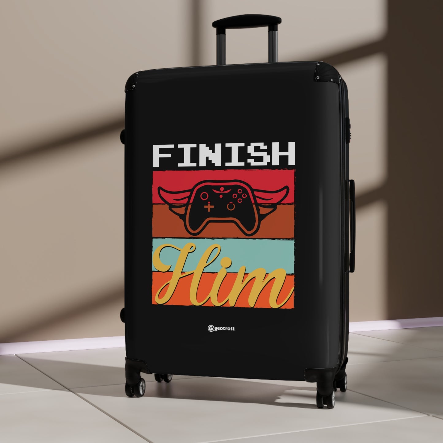 Finish Him 2 Gamer Gaming Suitcase-Bags-Geotrott