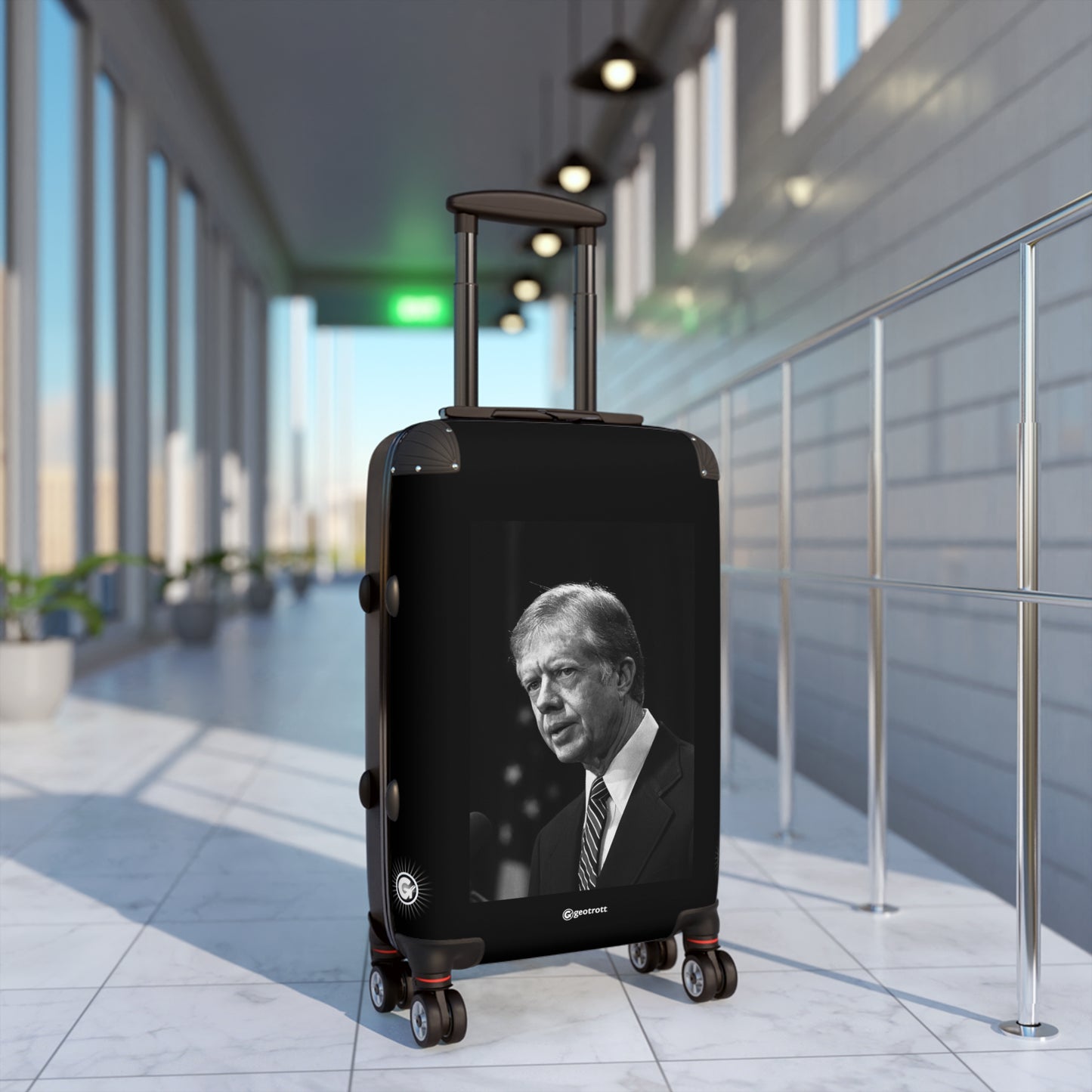 James Earl Jimmy Carter Jr 39Th President 20Th Century Photos Luggage Bag Rolling Suitcase Spinner