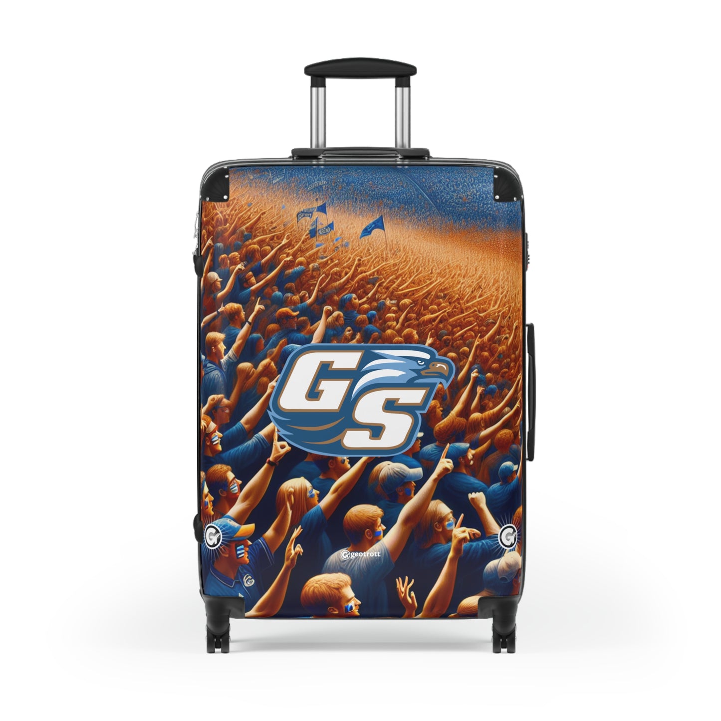 Georgia Southern Eagles College Football Team Luggage Bag Rolling Suitcase Spinner
