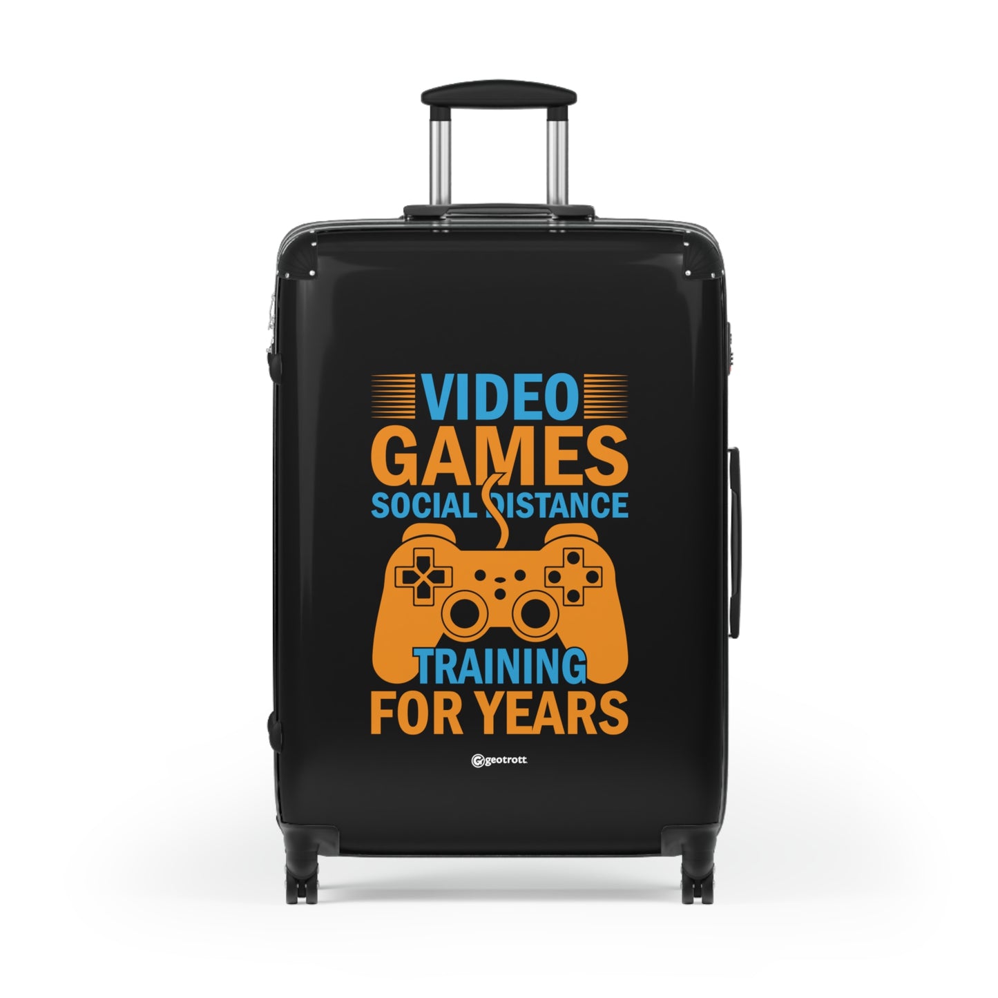Video Games Social Distance Training for Years Gamer Gaming Suitcase-Bags-Geotrott