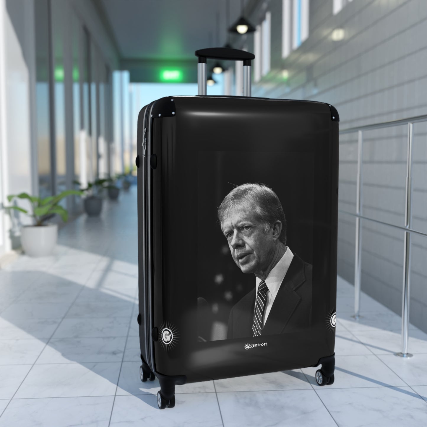 James Earl Jimmy Carter Jr 39Th President 20Th Century Photos Luggage Bag Rolling Suitcase Spinner