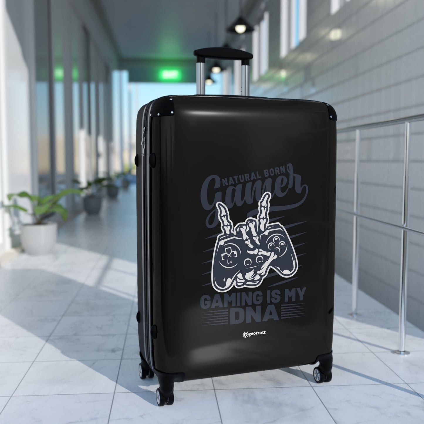 Natural Born Gamer Gaming Is My Dna Gamer Gaming Suitcase