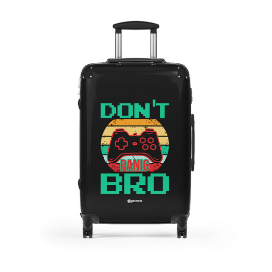 Don'T Panic Bro Gamer Gaming Suitcase