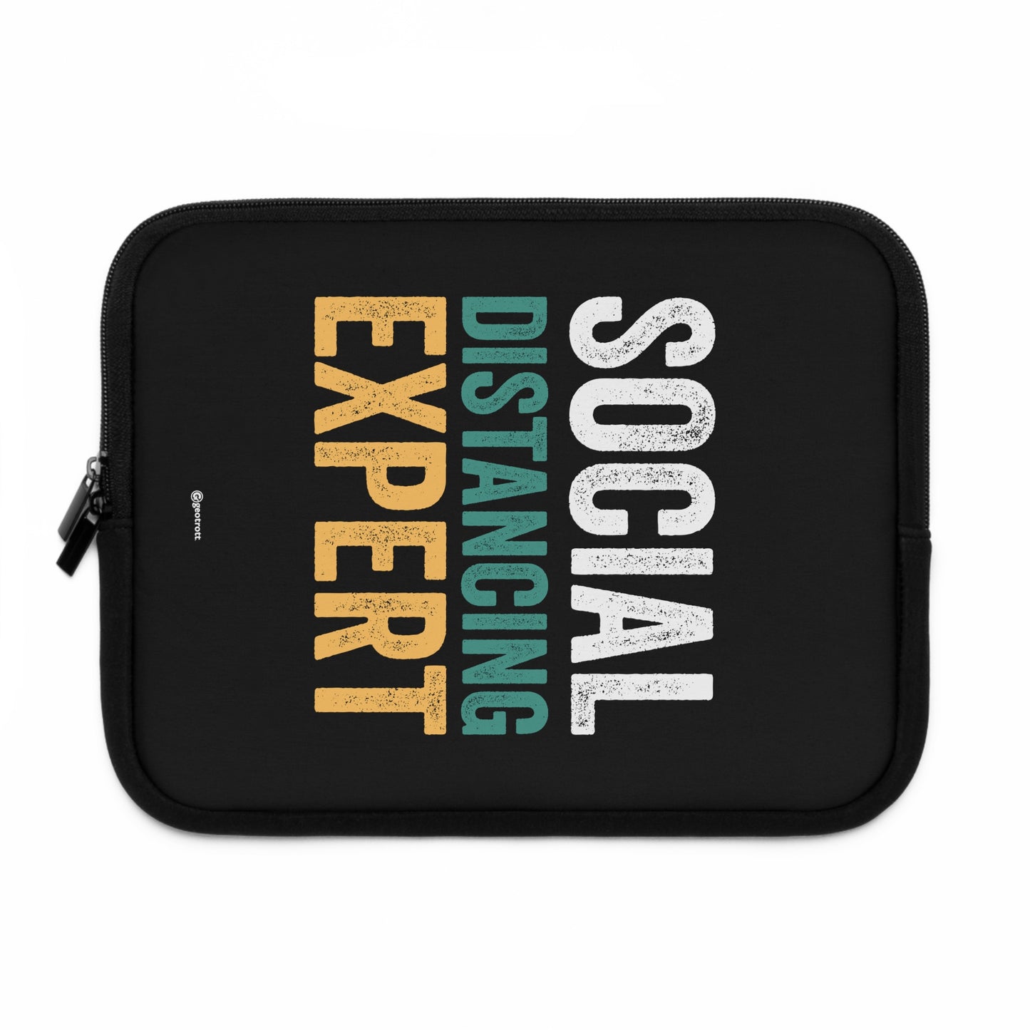 Social Distancing Expert Gamer Gaming Lightweight Smooth Neoprene Laptop Sleeve
