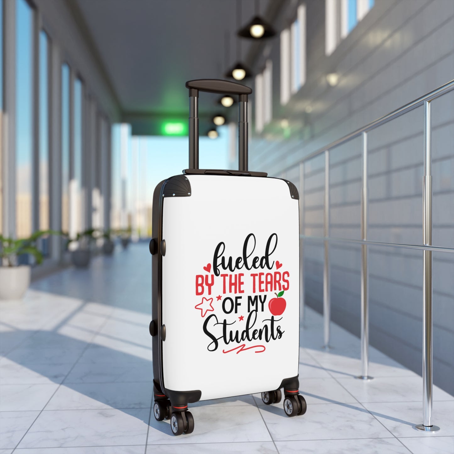 Teacher Luggage Fueled by the tear of my Students ABS Rolling Suitcase
