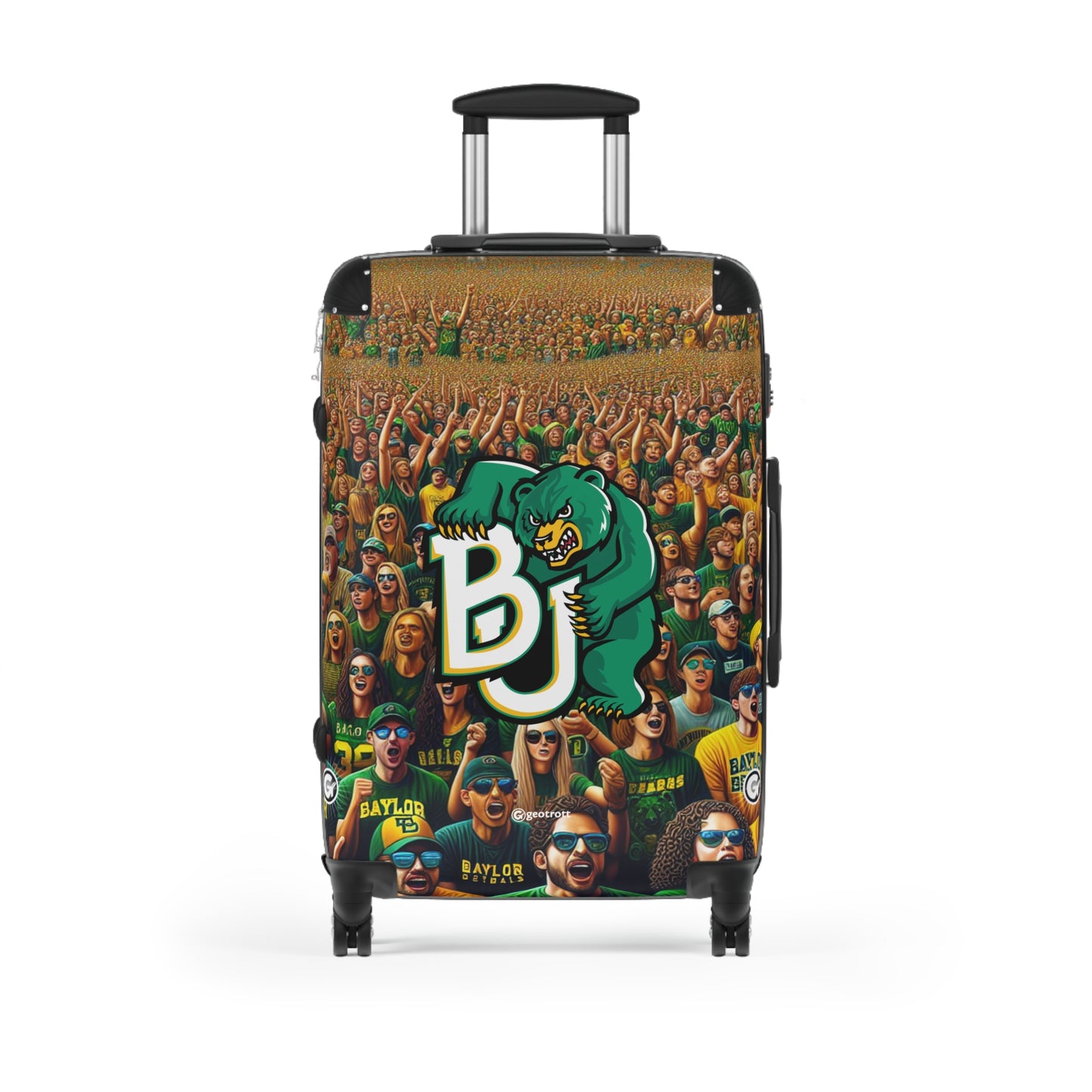 Baylor Bears Team University College Teams Luggage Bag Rolling Suitcase Spinner