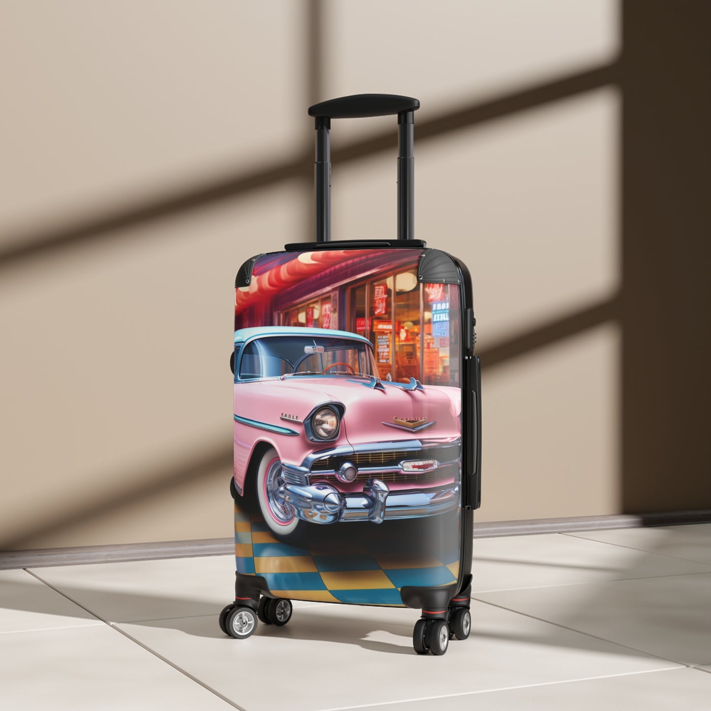 Cruising Back In Time: 1957 Chevy Bel Air, Retro Diner Nostalgia