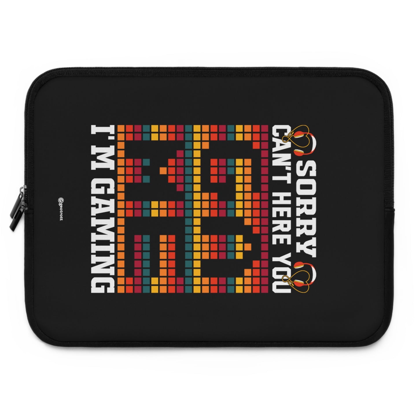 Sorry Can'T Hear You I Am Gaming Gamer Gaming Lightweight Smooth Neoprene Laptop Sleeve