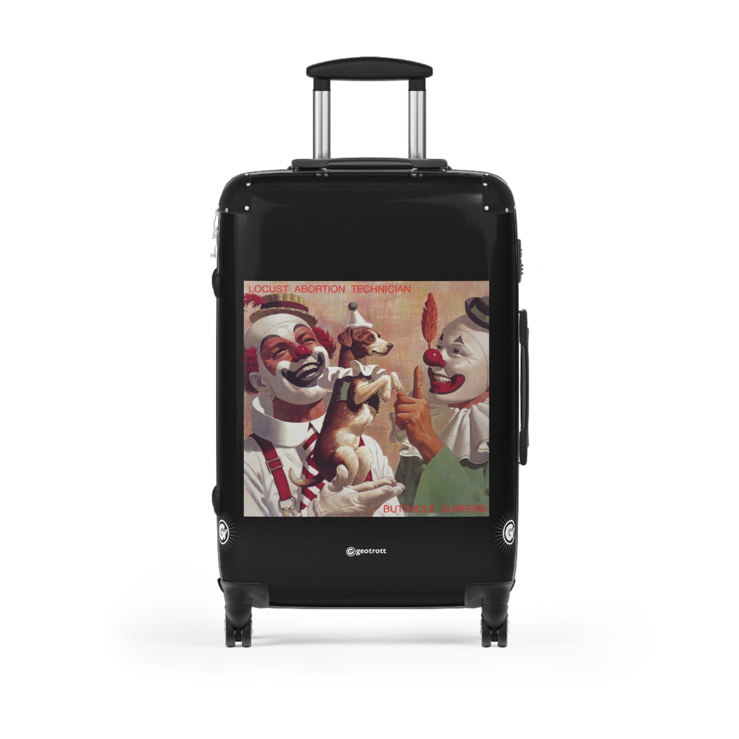Butthole Surfers Locust Abortion Technician 1987 Luggage Bag Rolling Suitcase Spinner
