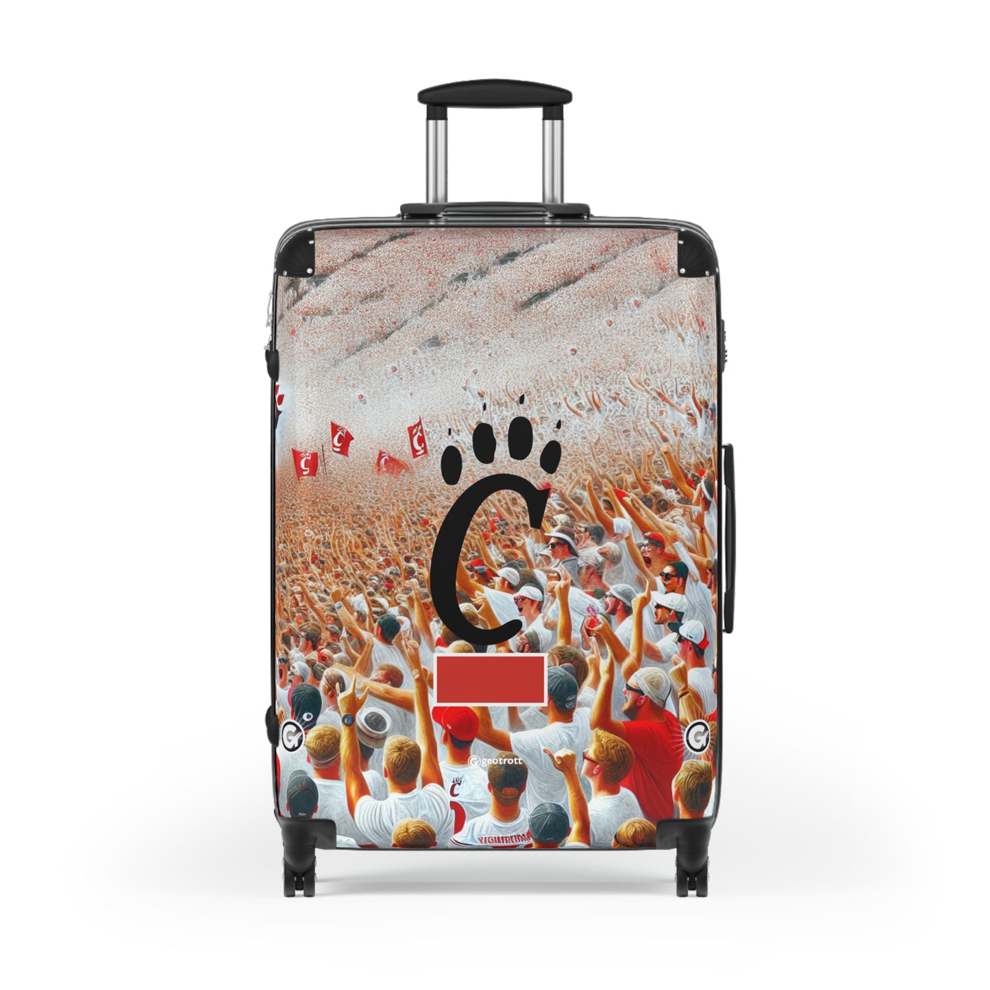 Cincinnati Bearcats Football Team College Team Luggage Bag Rolling Suitcase Spinner