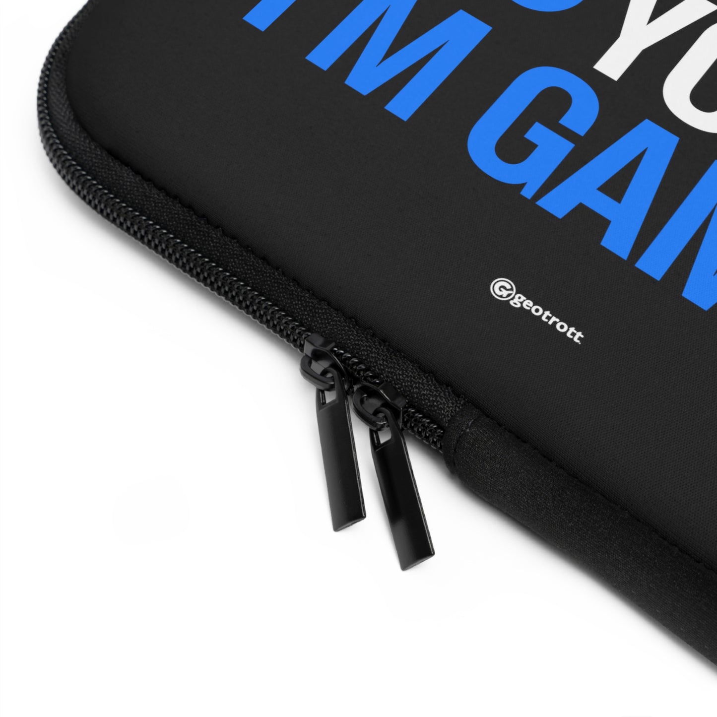 Sorry I can't hear you I'm Gaming Gamer Gaming Lightweight Smooth Neoprene Laptop Sleeve
