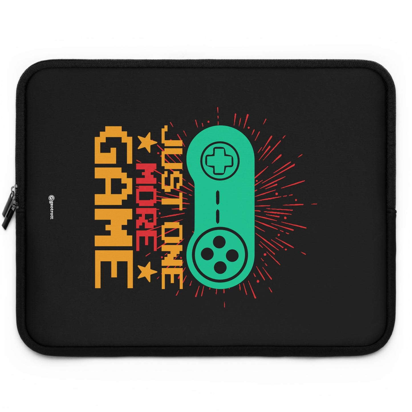 Just One More Game Gamer Gaming Lightweight Smooth Neoprene Laptop Sleeve