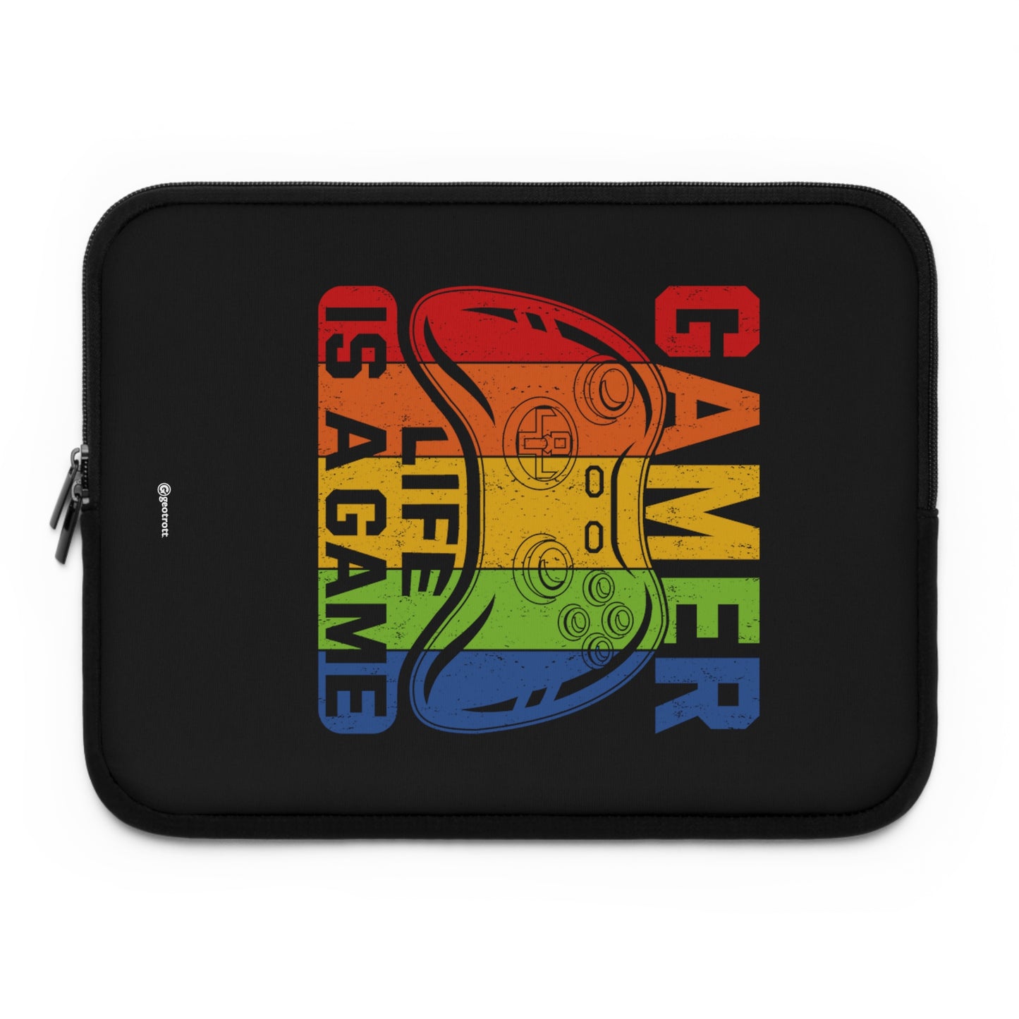 Gamer life is a Game Gamer Gaming Lightweight Smooth Neoprene Laptop Sleeve