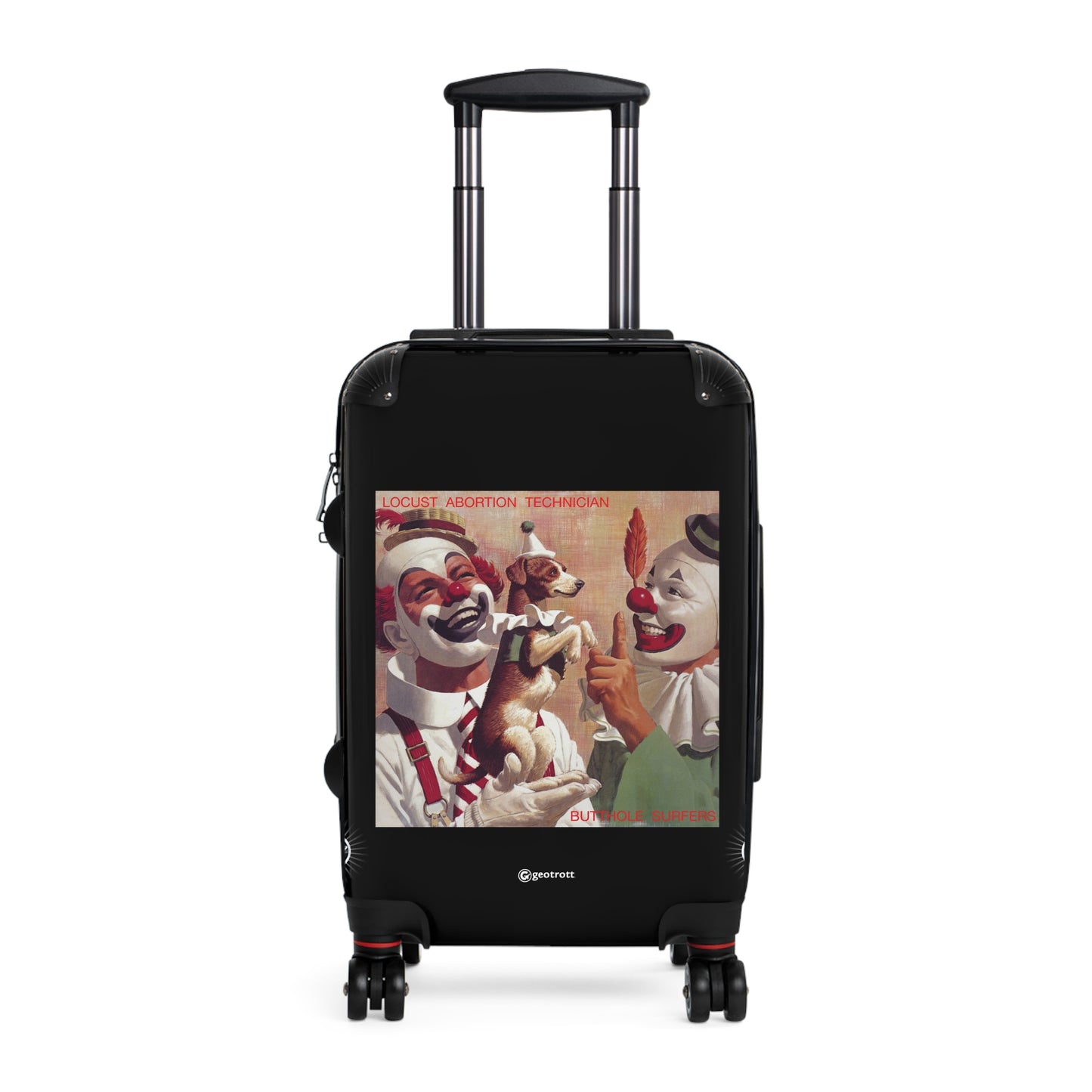 Butthole Surfers Locust Abortion Technician 1987 Luggage Bag Rolling Suitcase Spinner