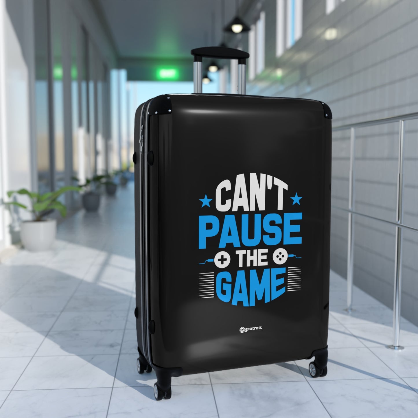 Cant Pause The Game Gamer Gaming Suitcase